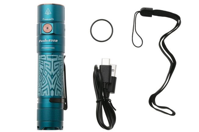 Afbeelding voor Fenix E35R Navy Blue Graffiti, zaklamp, 1150 lumen  