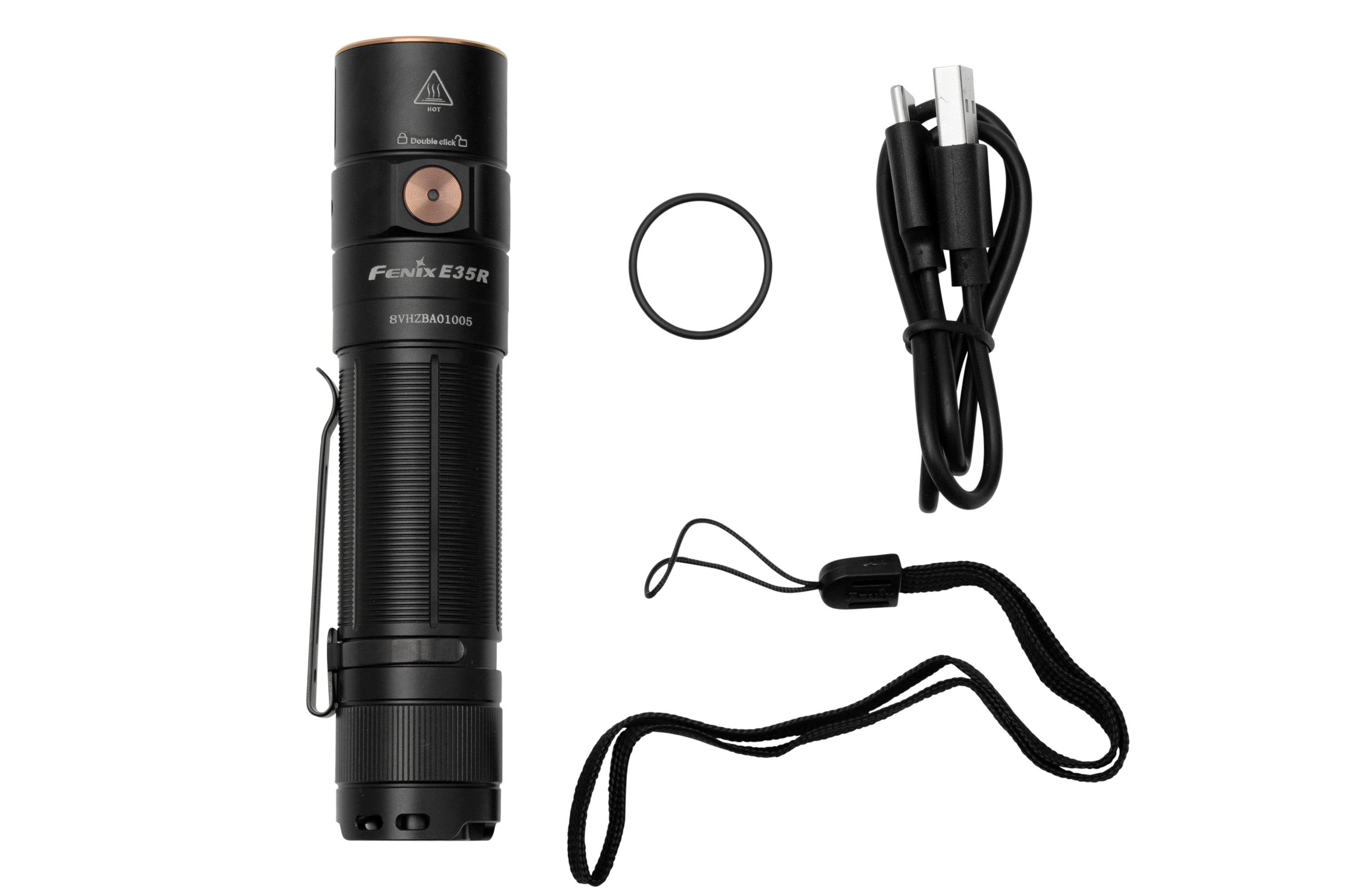Fenix E35R EDC flashlight, 3100 lumens | Advantageously