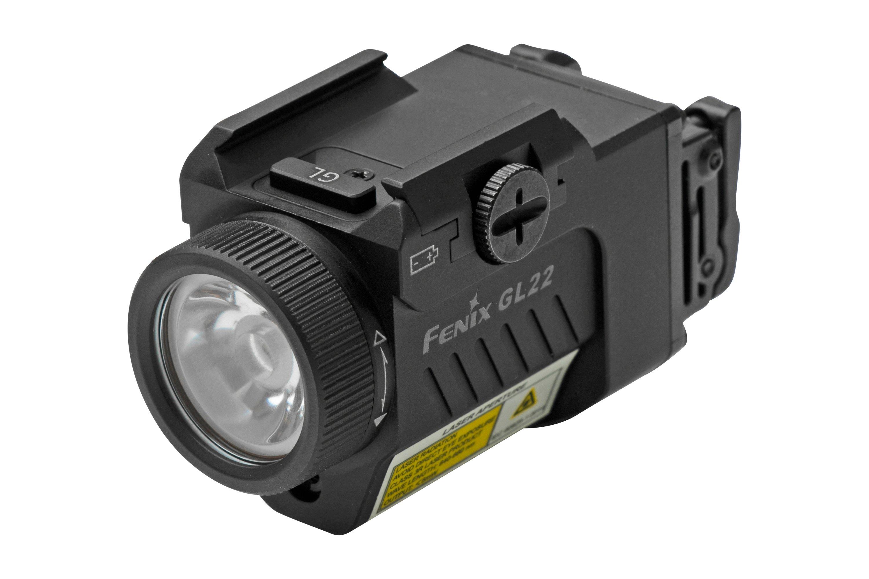 Fenix GL22, 750 lumen, tactical light with red laser | Advantageously ...