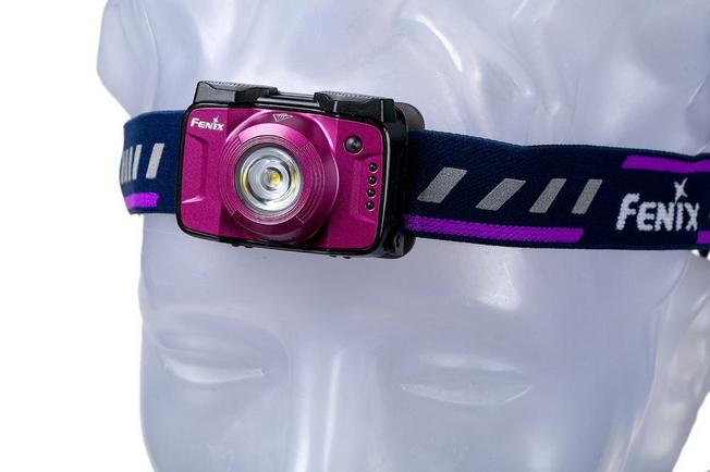 Image for Fenix HL12R rechargeable head torch purple, HL12R-P