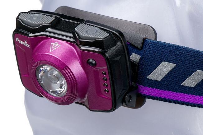 Image for Fenix HL12R rechargeable head torch purple, HL12R-P