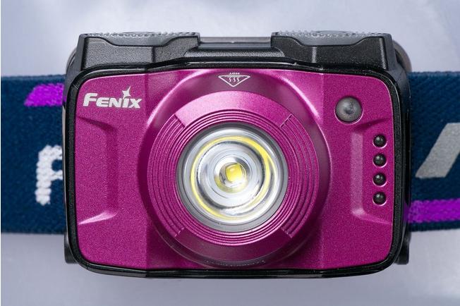 Image for Fenix HL12R rechargeable head torch purple, HL12R-P