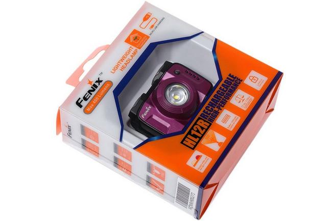 Image for Fenix HL12R rechargeable head torch purple, HL12R-P