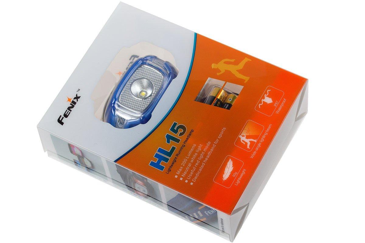 Fenix HL15 LED torch for running, blue | Advantageously shopping at ...