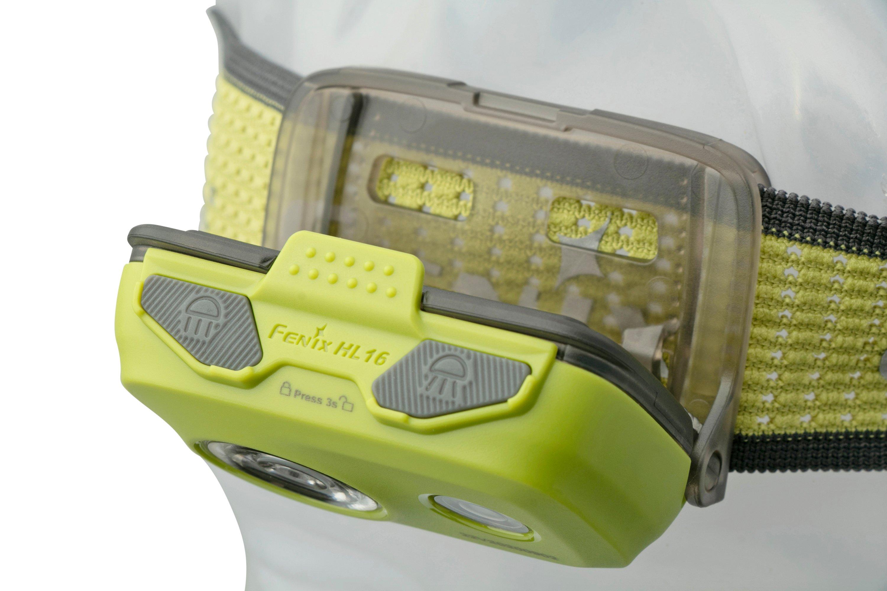 Fenix HL16 gelb - LED Stirnlampe für Kinder, 70 Lumen, Cree XP-E2 R3, inkl.  AA Batterie