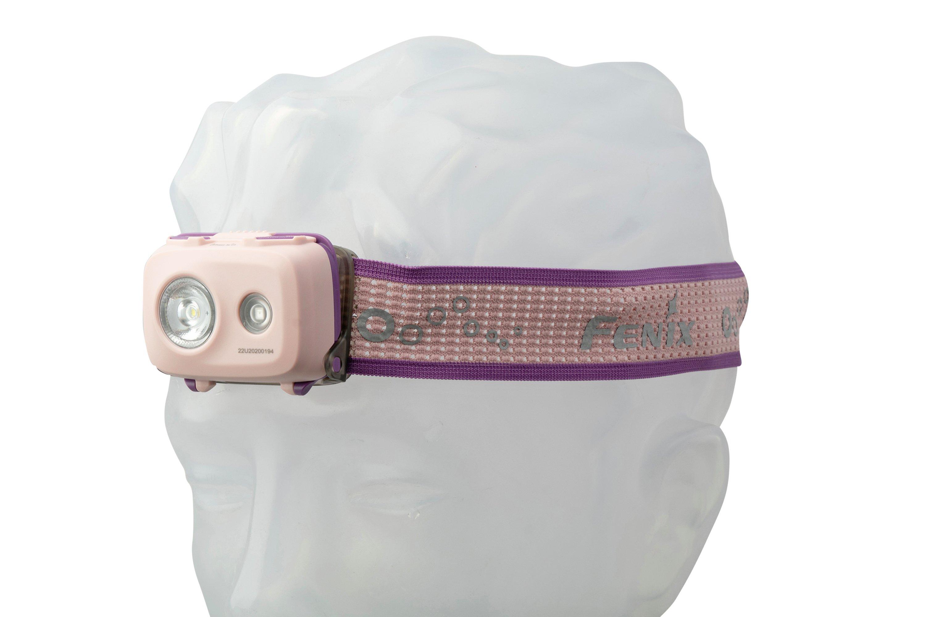 Fenix HL16 Pink head torch | Advantageously shopping at Knivesandtools.ie