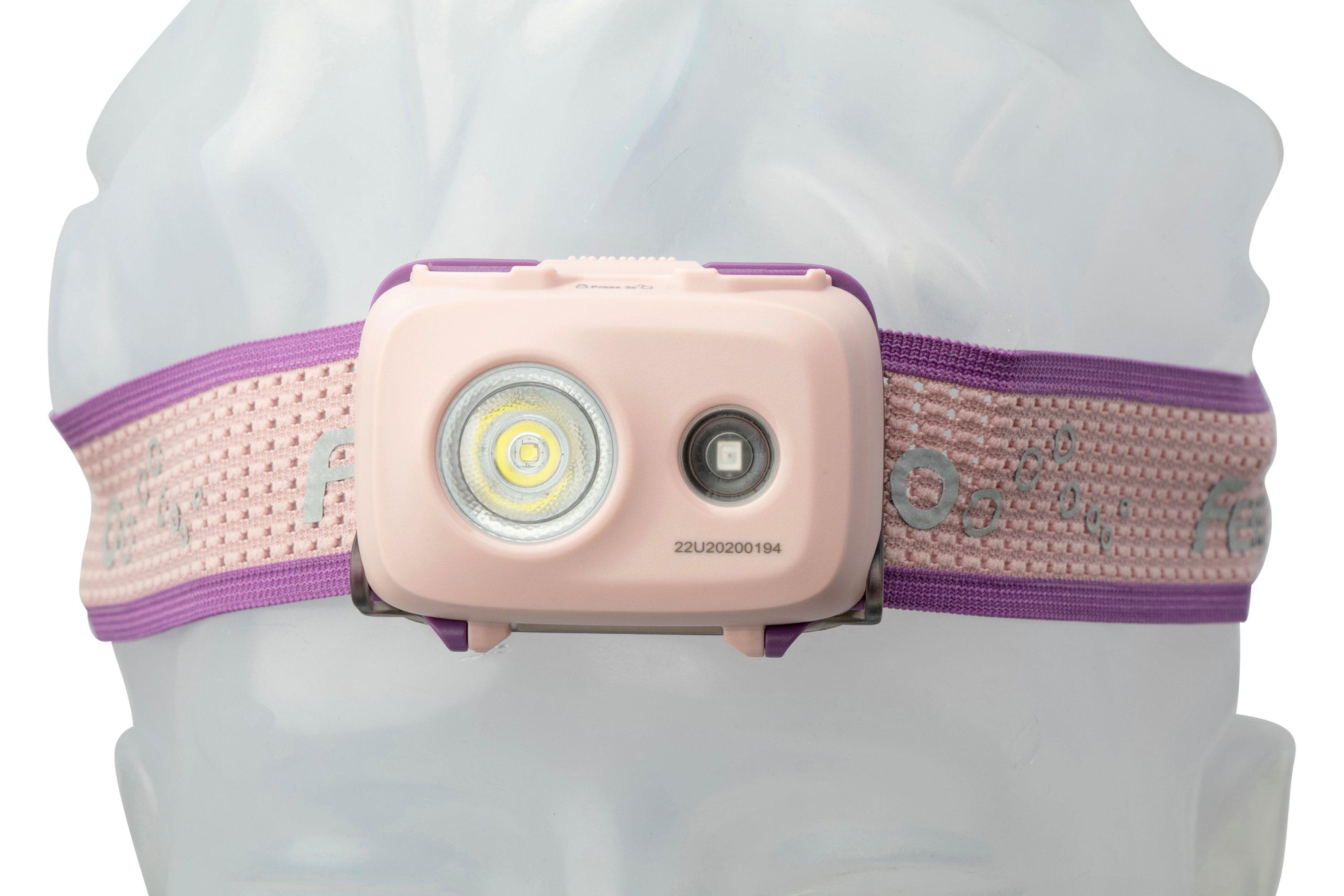 Fenix HL16 Pink head torch | Advantageously shopping at Knivesandtools.ie