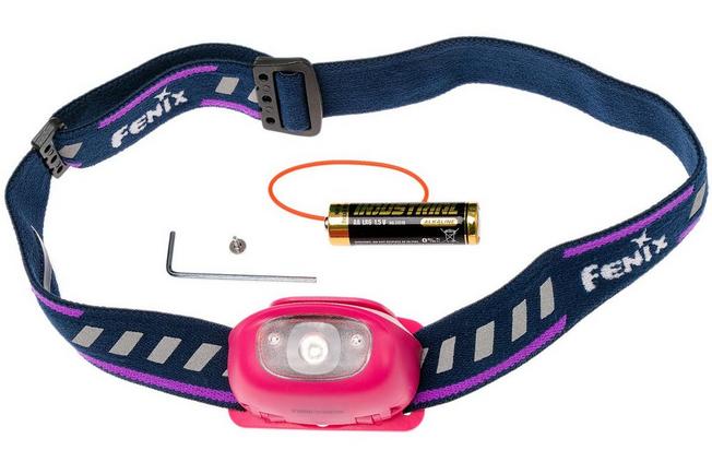 Fenix HL16 Purple Stirnlampe für Kinder, lila/pink