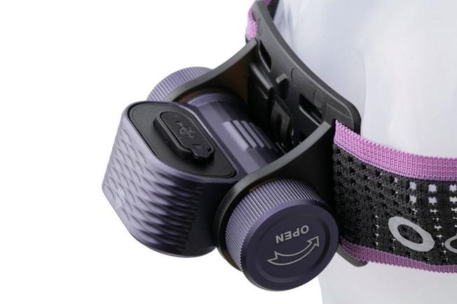 Afbeelding voor Fenix HM55R oplaadbare hoofdlamp, 1200 lumen, Dark Purple