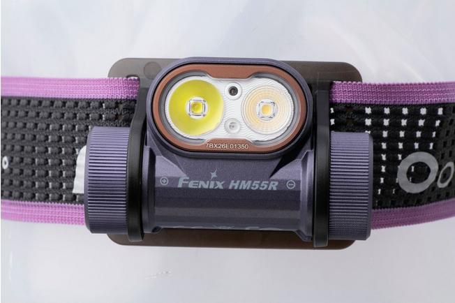 Afbeelding voor Fenix HM55R oplaadbare hoofdlamp, 1200 lumen, Dark Purple