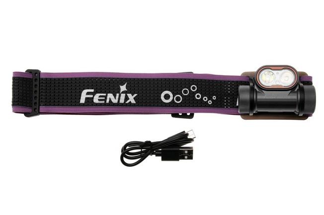 Afbeelding voor Fenix HM55R oplaadbare hoofdlamp, 1200 lumen, Dark Purple