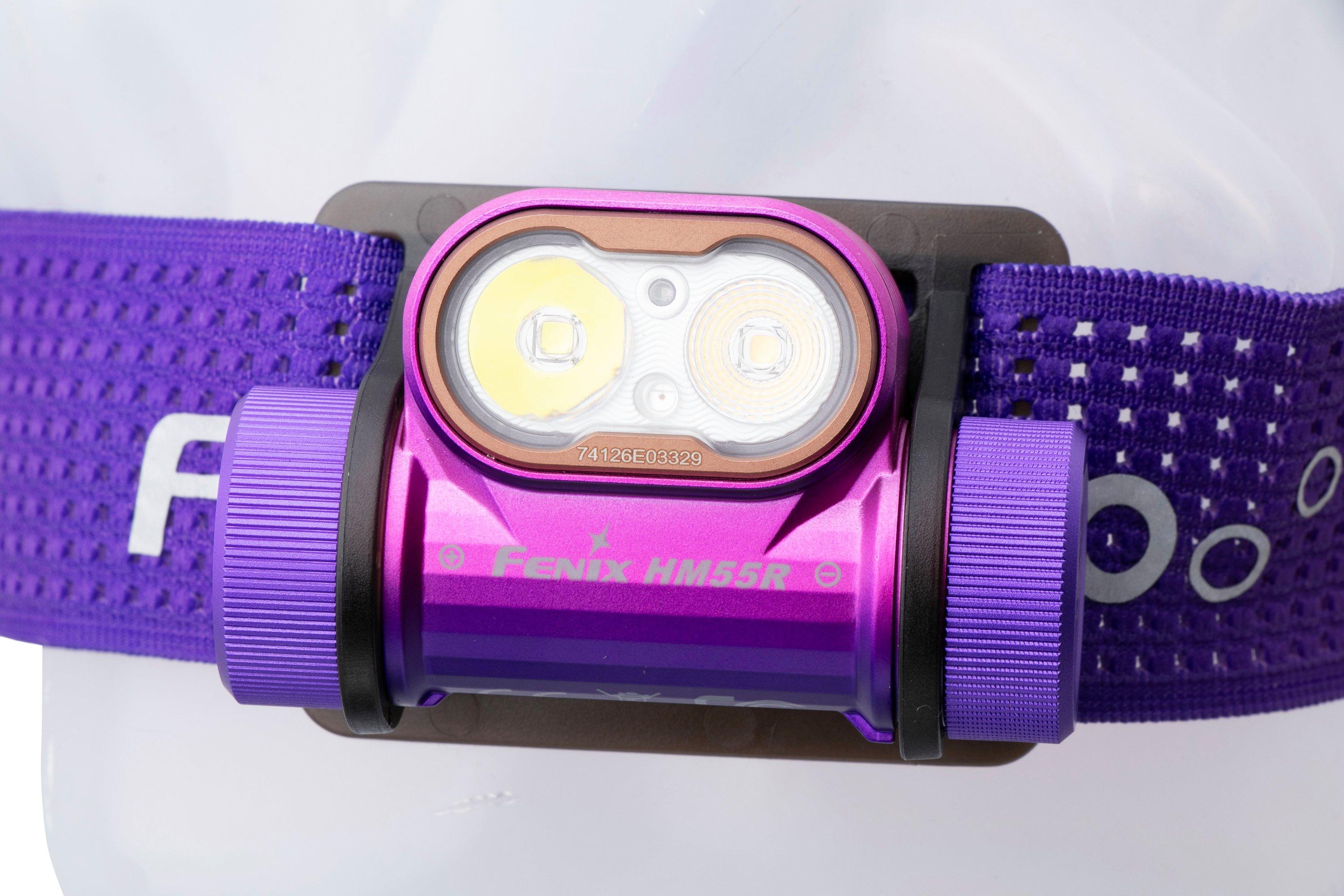 Lampe Frontale Fenix HM55R Rechargeable - 1200 Lumens, Portée 175 M, 141h Autonomie, IP68, Double Faisceau Et Lumière Rouge - 11