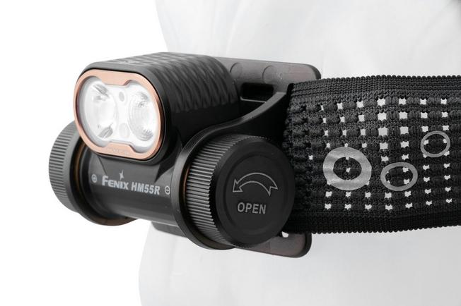 Image for Fenix HM55R rechargeable head torch, 1200 lumens, Black