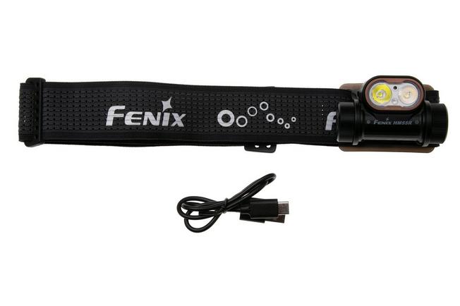 Image for Fenix HM55R rechargeable head torch, 1200 lumens, Black
