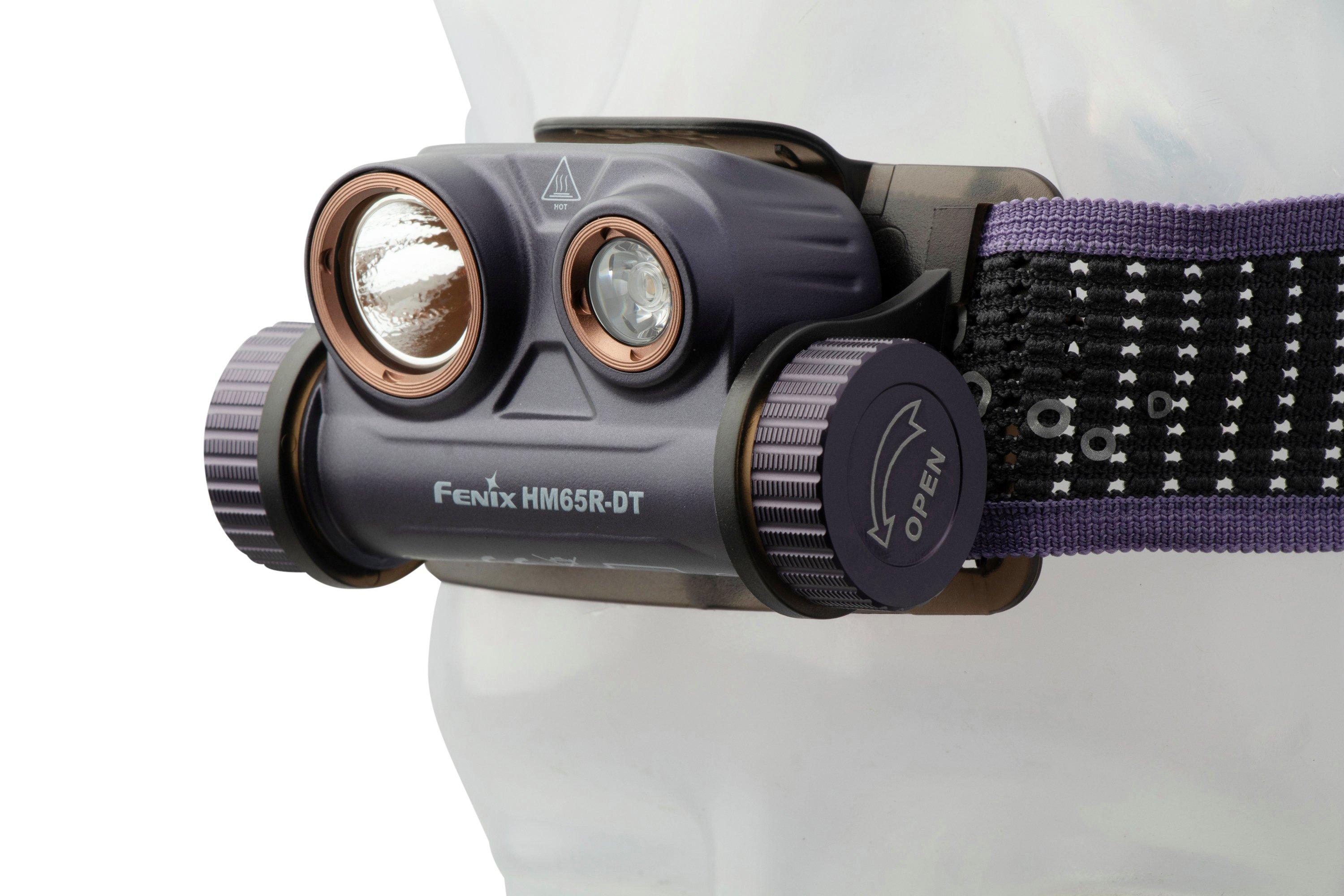 Lampe frontale Fenix HM65R-DT - Spécial trail - 1500 lumens