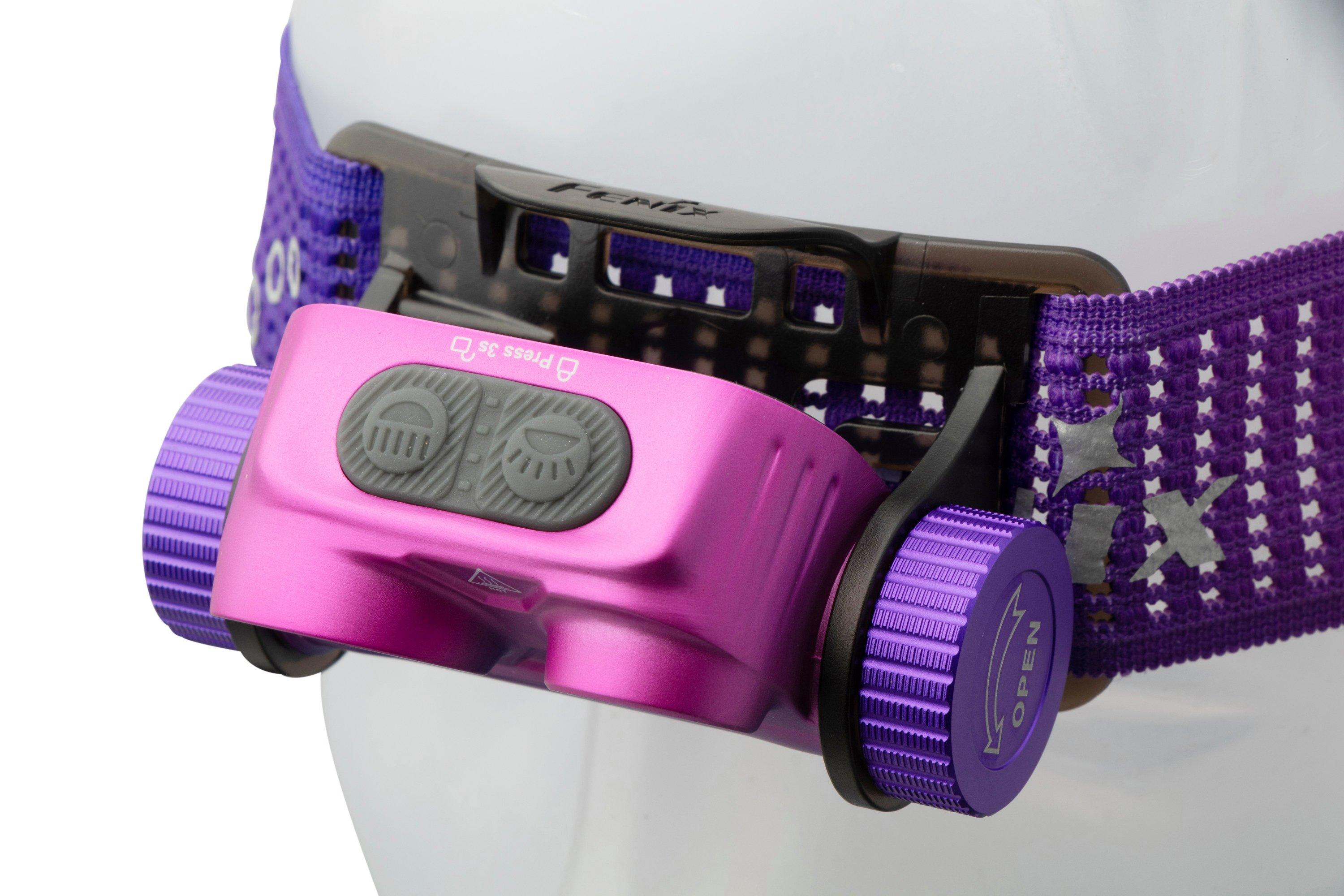 Lampe Frontale rechargeable Fenix HM65R-DT Classic, Violet ou Nebula – 1300  Lumens