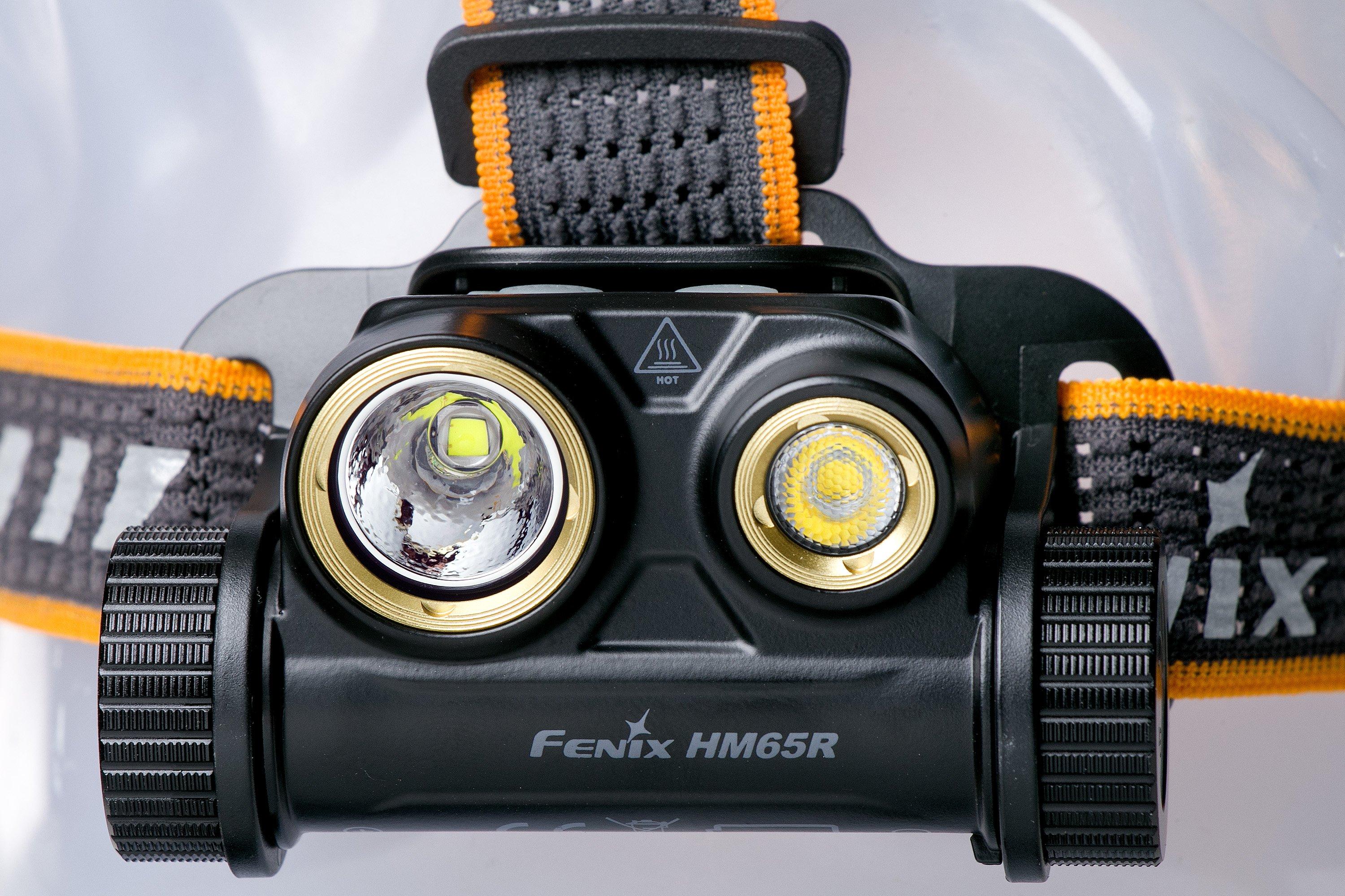 Fenix HM65R head torch with free Fenix ELITE flashlight