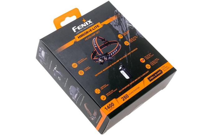 FENIX HM65R Lampe Torche Frontale en Magnésium Double Faisceau - 1400  lumens