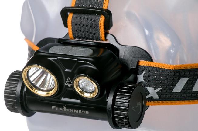 Torcia frontale LED ricaricabile FENIX HM65R 1400 lumen 163 metri