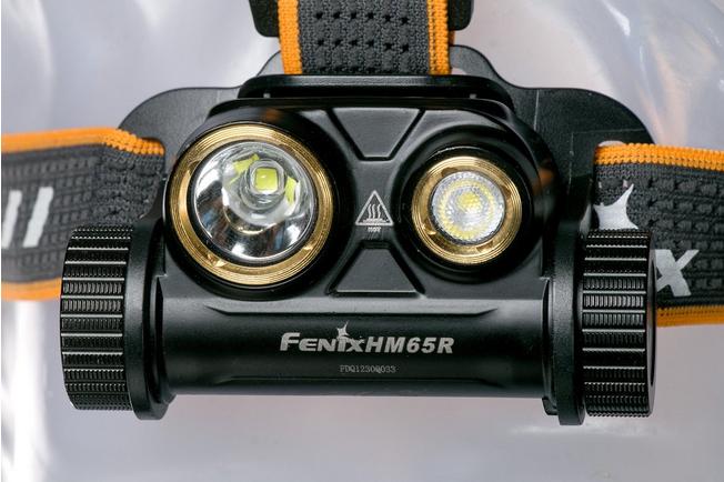 Torcia frontale LED ricaricabile FENIX HM65R 1400 lumen 163 metri