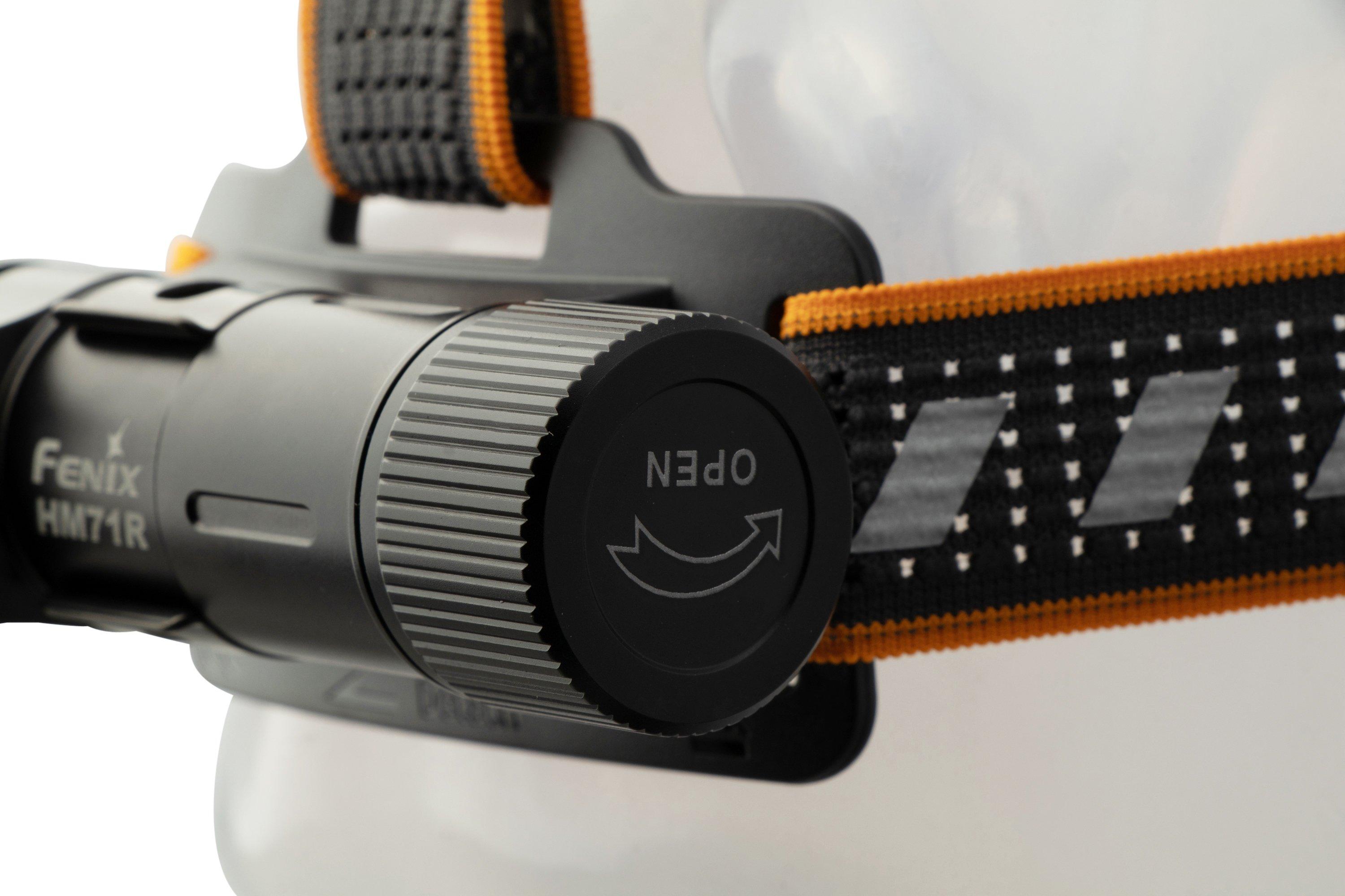 Fenix HM71R rechargeable head torch, 2700 lumens Advantageously