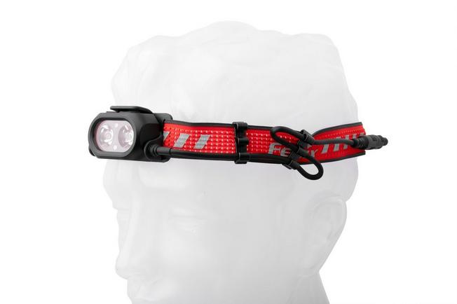 Image for Fenix HP12R-T rechargeable head torch, 1300 lumens, red