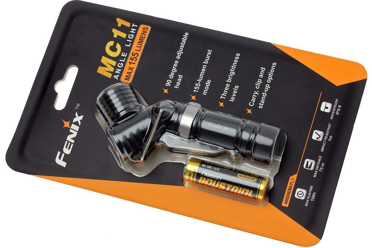 fenix 155 lm mc series flashlight LD15R With its compact shape and the accompanying body clip the TK15R provides for an easy and safe transportation Fenix LD15R Right Angle Flashlight