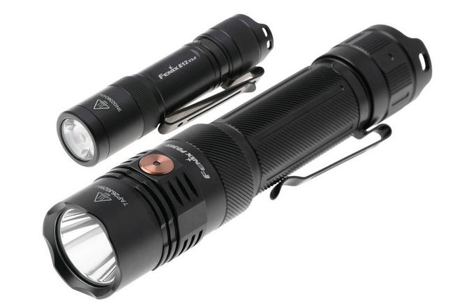 Afbeelding voor Fenix PD36R ACE, 3000 lumen programmeerbare zaklamp, Fenix E12 V3.0, 200 lumen EDC zaklamp, tweedelige set