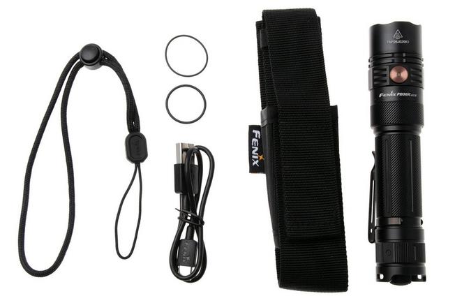 Afbeelding voor Fenix PD36R ACE, 3000 lumen programmeerbare zaklamp, Fenix E12 V3.0, 200 lumen EDC zaklamp, tweedelige set