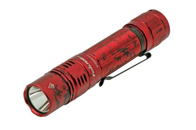 Lumière stroboscopique LED rouge et bleue, lampe de poche à clip