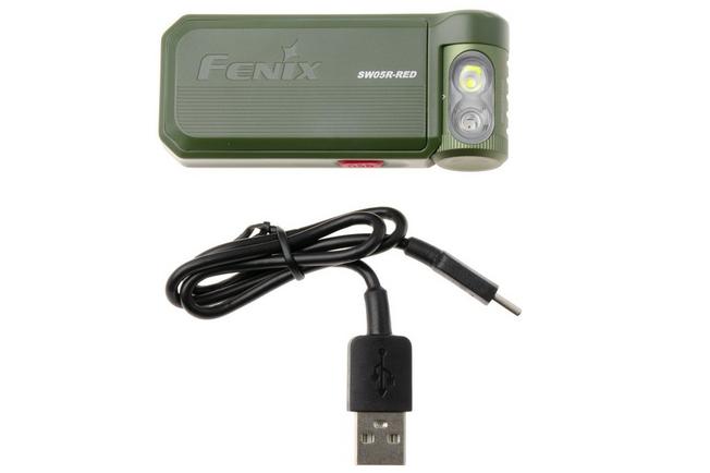 Afbeelding voor Fenix SW05R-RED-SG Clip-on zaklamp, 150 lumen
