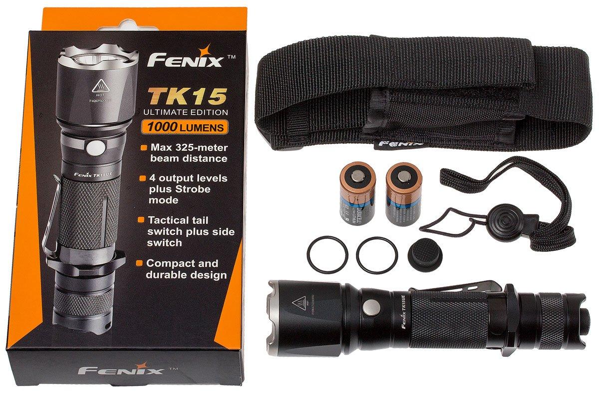 Fenix TK15 Ultimate Edition tactical LED flashlight, 1000 lumens