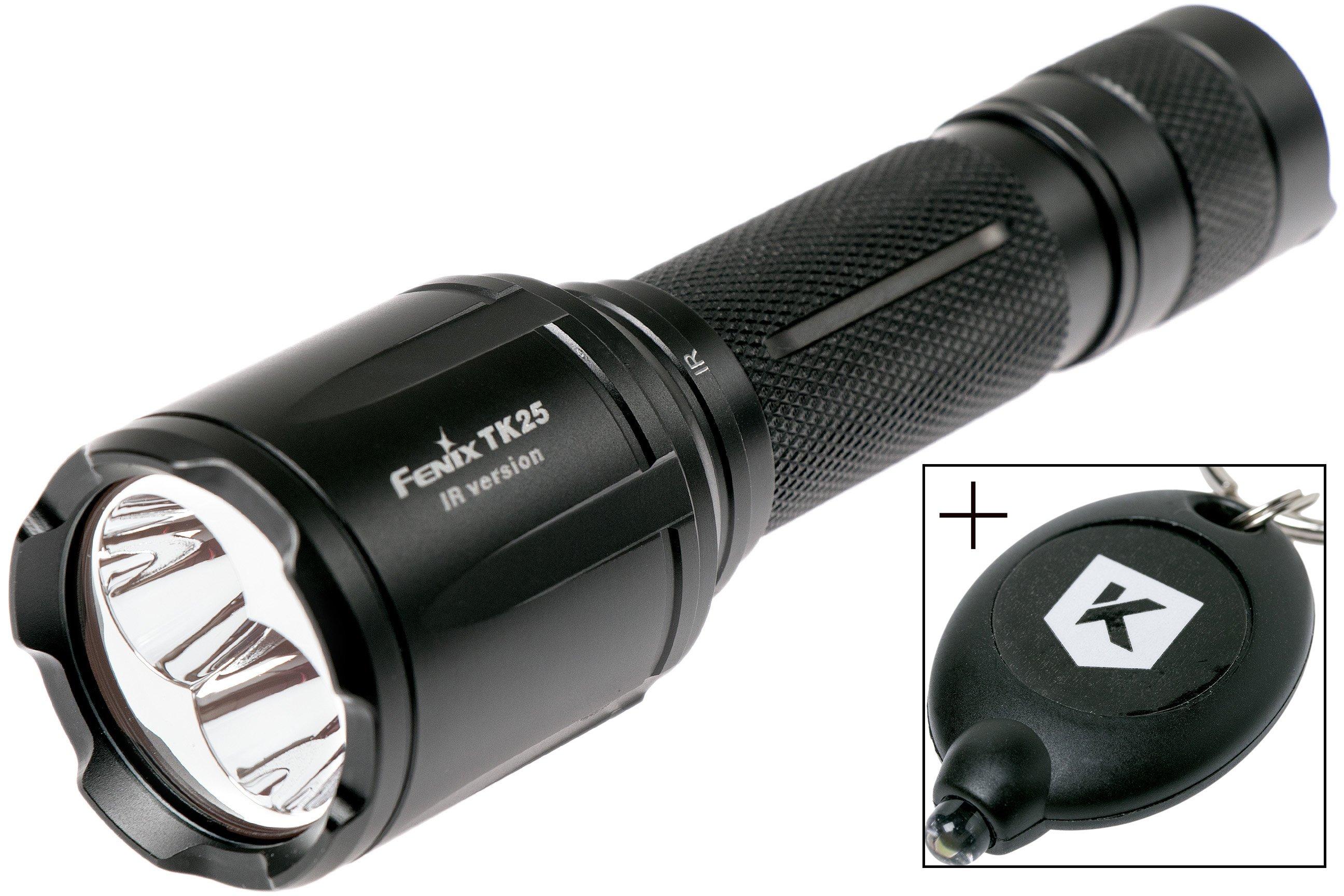 FENIX TK25IR InfraRed Tactical Flashlight, White+IR LED Torch in India –  LightMen