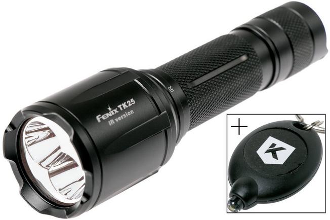 fantoom Maryanne Jones Charlotte Bronte Fenix TK25 IR infrarood zaklamp met wit licht en instant strobe | Voordelig  kopen bij knivesandtools.be