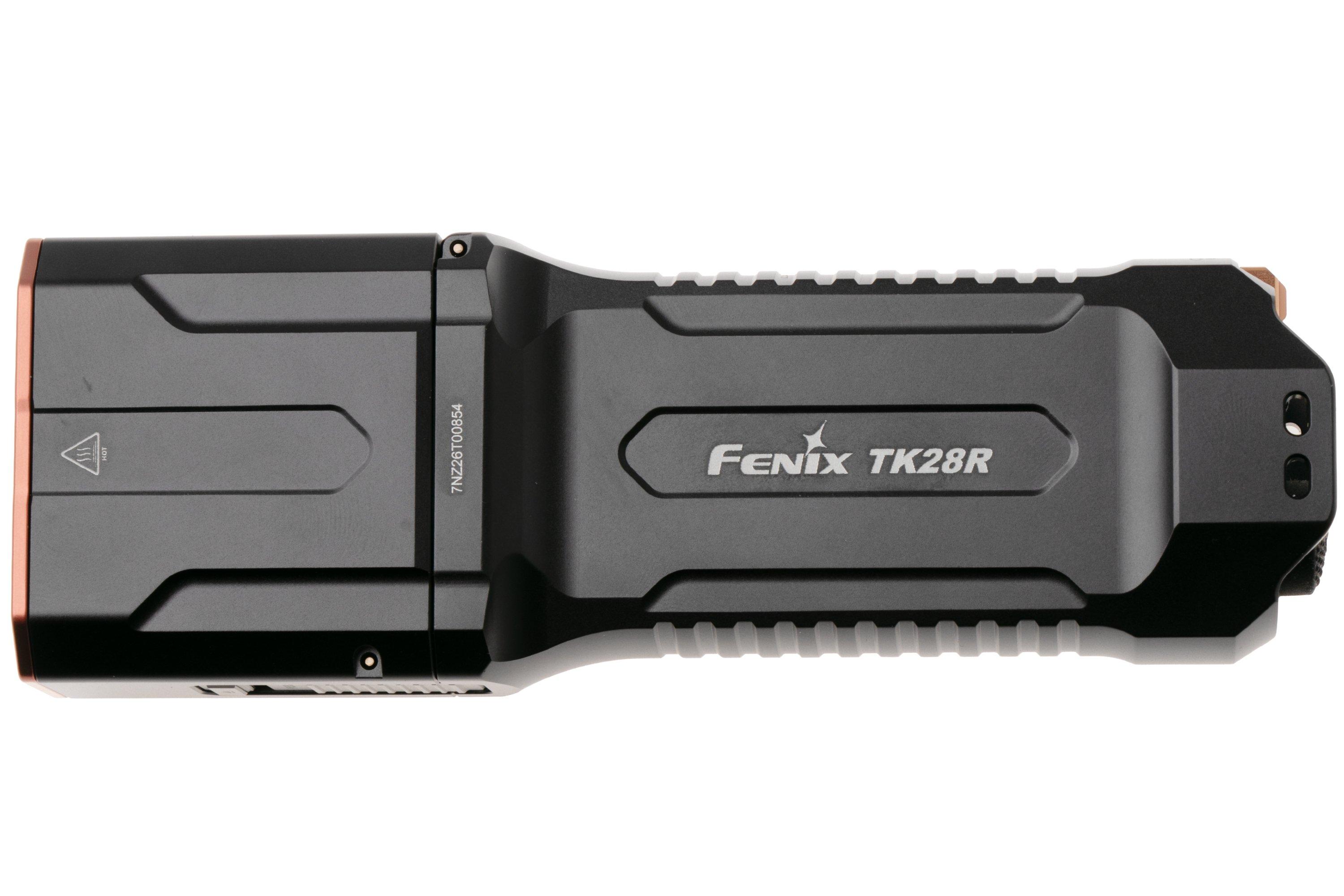 Fenix TK28R, tactical flashlight, 6500 lumen | Advantageously