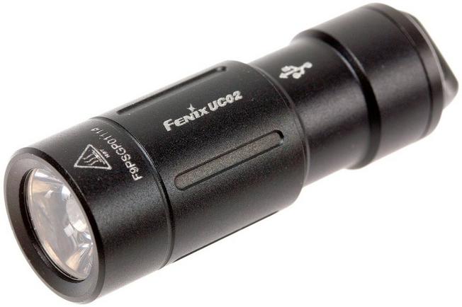 Image for Fenix UC02 rechargeable LED keychain light, black