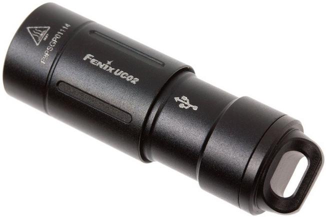 Image for Fenix UC02 rechargeable LED keychain light, black