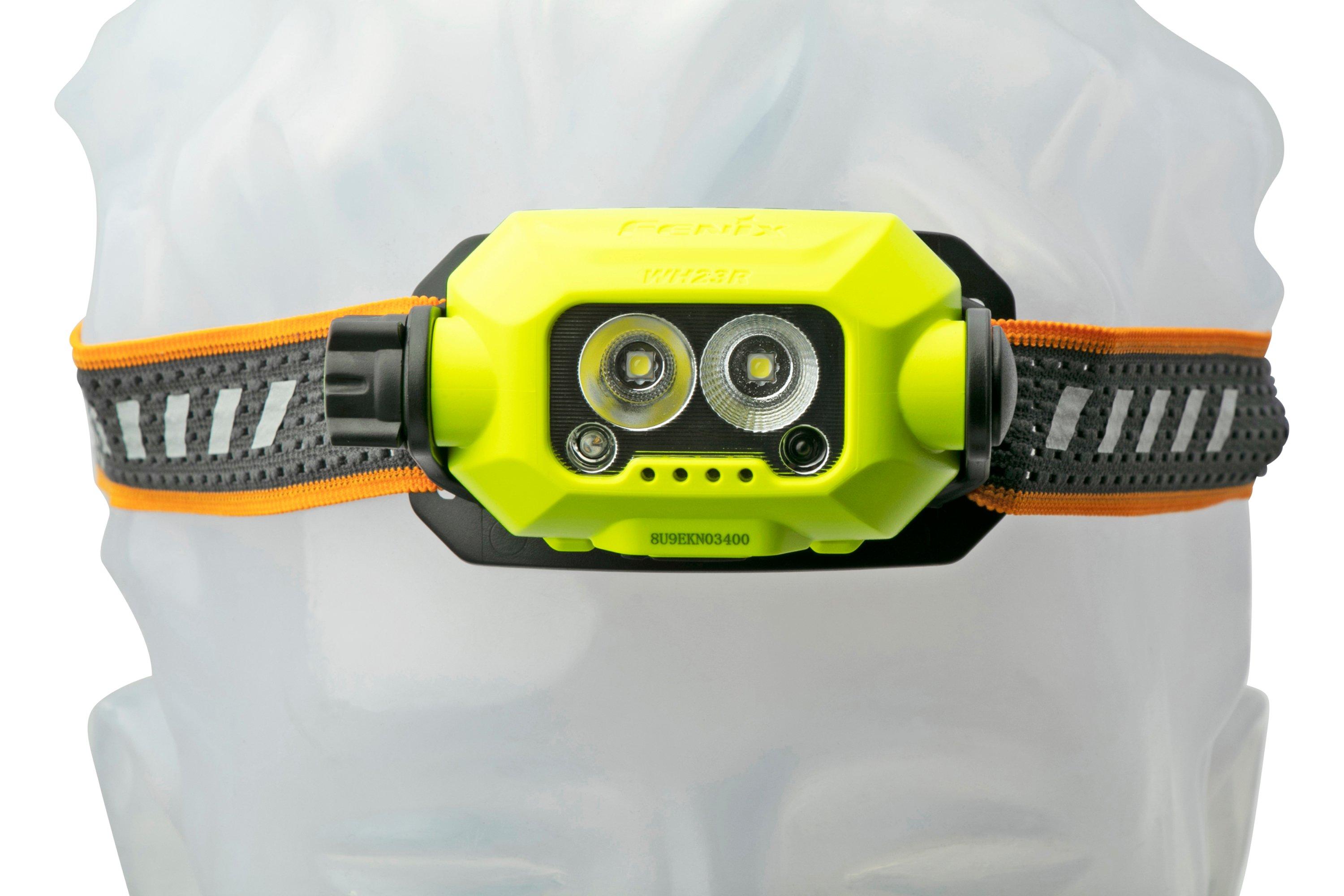 Fenix WH23R, 600 lumen, rechargeable head torch Advantageously