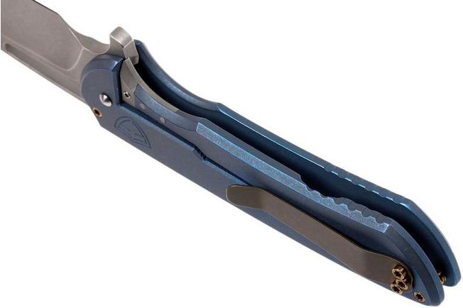 Image for Ferrum Forge Masterblaster Flying V Blue pocket knife, Les George design