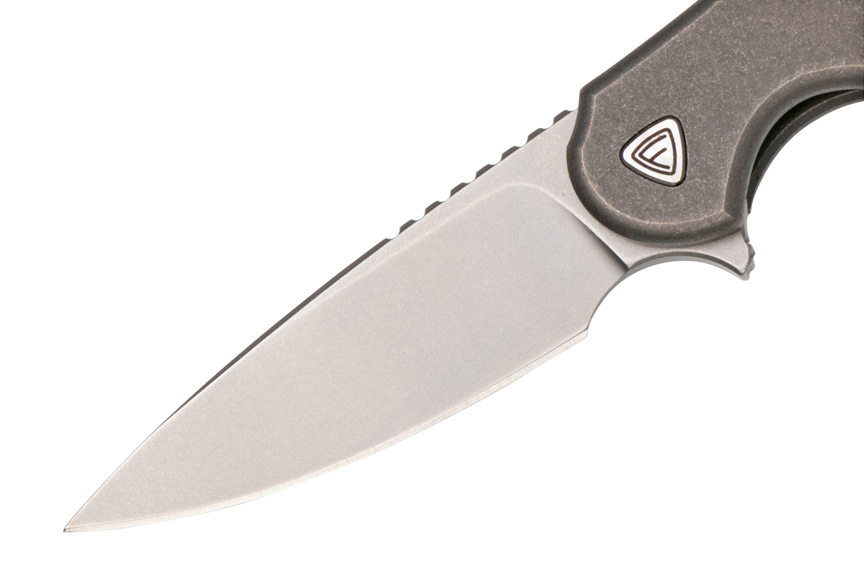Ferrum Micro Stinger Stonewashed Grey MCSSW keychain pocket
