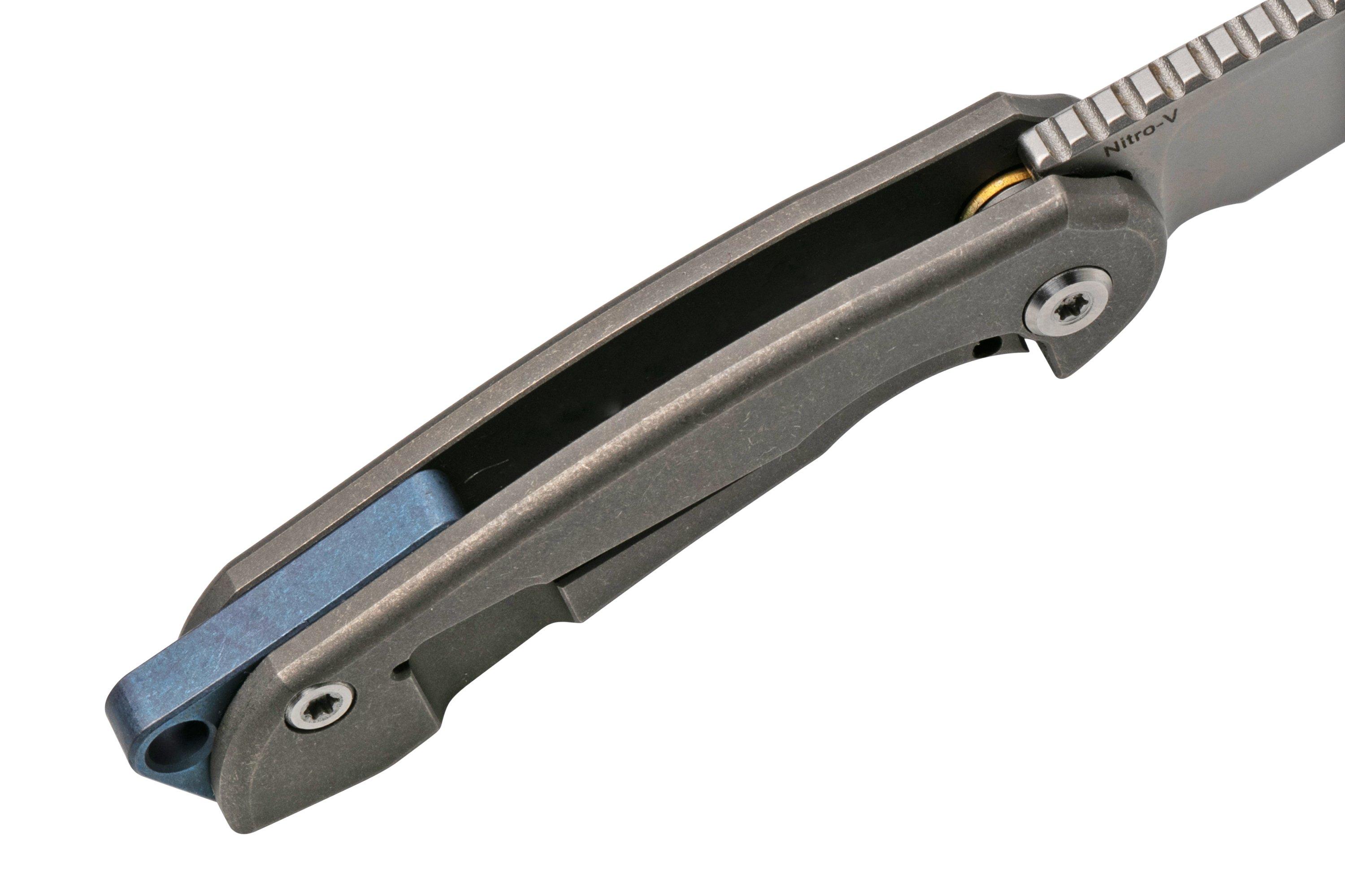 Ferrum Micro Stinger Stonewashed Grey MCSSW keychain pocket