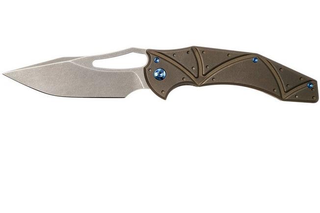 Image for Ferrum Forge Spinner, Bronze Atlantian Plates, Gavko design non-flipper