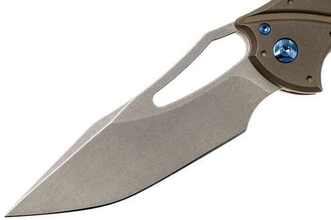 Image for Ferrum Forge Spinner, Bronze Atlantian Plates, Gavko design non-flipper