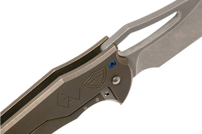 Image for Ferrum Forge Spinner, Bronze Atlantian Plates, Gavko design non-flipper