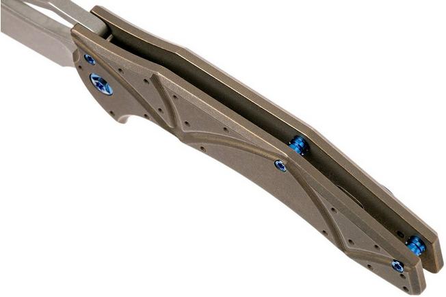 Image for Ferrum Forge Spinner, Bronze Atlantian Plates, Gavko design non-flipper