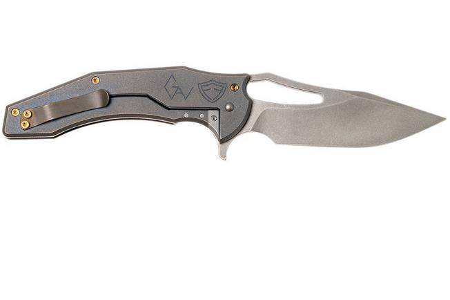 Image for Ferrum Forge Spinner, Blue Atlantian Plates, Gavko design flipper