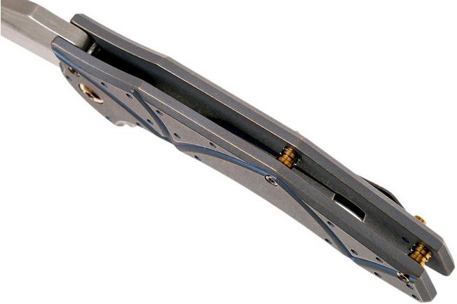 Image for Ferrum Forge Spinner, Blue Atlantian Plates, Gavko design flipper