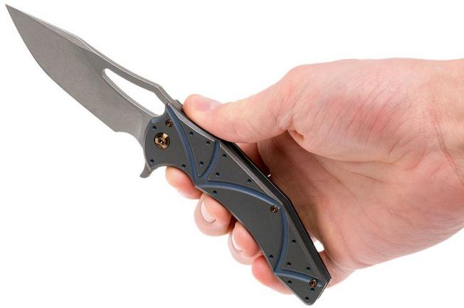 Image for Ferrum Forge Spinner, Blue Atlantian Plates, Gavko design flipper