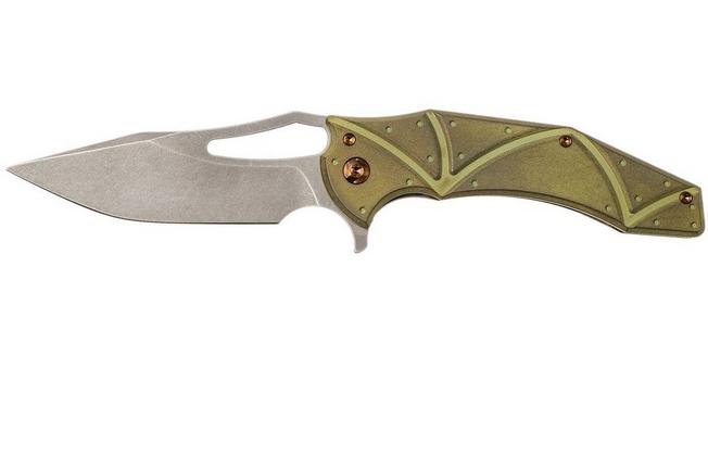 Image for Ferrum Forge Spinner, Gold-coloured Atlantian Plates, Gavko design flipper
