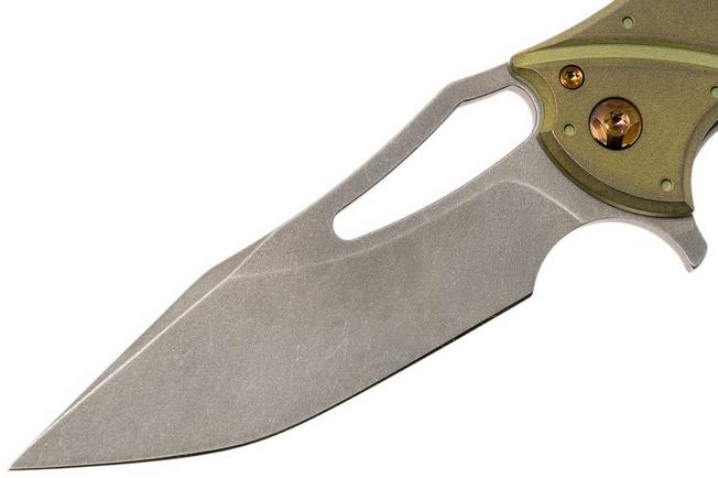 Image for Ferrum Forge Spinner, Gold-coloured Atlantian Plates, Gavko design flipper